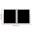 Auvent de patio rétractable en polyester l 240 po x P 240 po