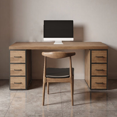 Tiroirs de bureau en bois massif Imported
