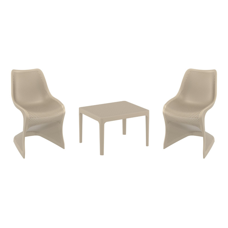 Ensemble de sièges pour 2 personnes Nassau, Beige