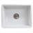 Island 23.5'' L Dual Mount Single Bowl Fireclay Kitchen Sink-99843520