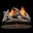 Bluegrass Living Vent Free Dual Fuel Gas Log Set - 24 in. Driftwood, 33,000 BTU, Remote Control - Model# B24DR-ES2