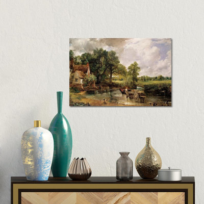 The Hay Wain, 1821 - Giclée sur toile tendue avec châssis