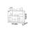 Retro furniture storage bookcase