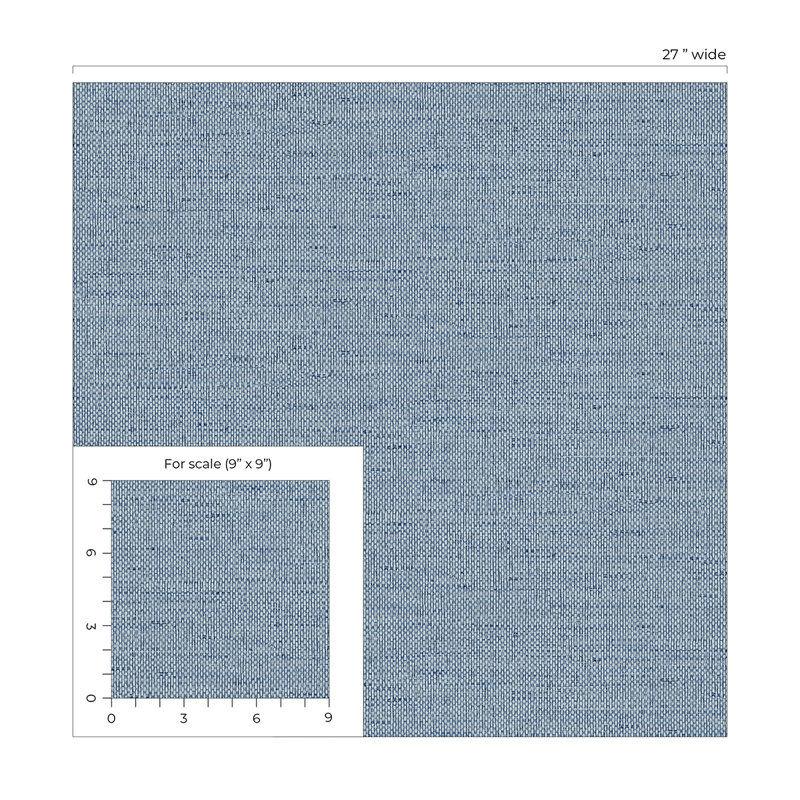 Abstract Vinyl Metallic Wallpaper Double Roll, Blue Jade