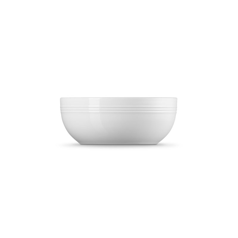 Le Creuset Coupe Cereal Bowl, 16cm, White