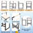 Set Of 2 Upholstered Bar Stools With Metal Frame