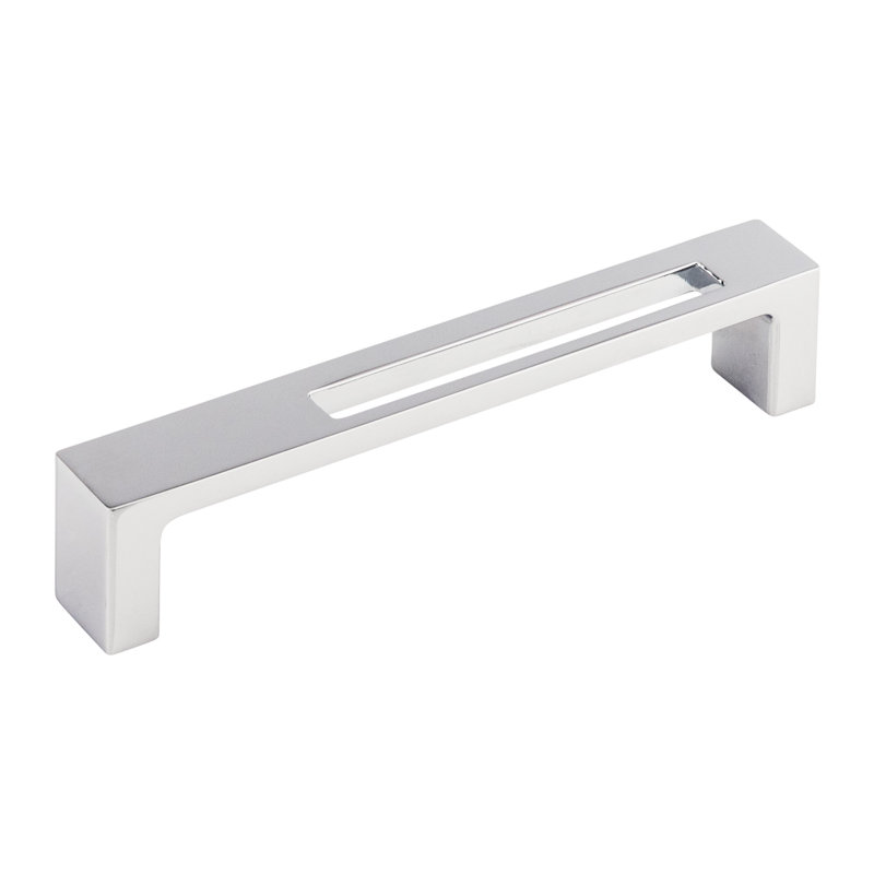 Modern Metro Slot 5" Center to Center Bar pull, 5" Center to Center, Polished Chrome