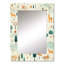 Anabell Watercolor Fox Explorer - miroir imprimé animal, miroir mural décontracté unique, impression d'art en métal-512020610