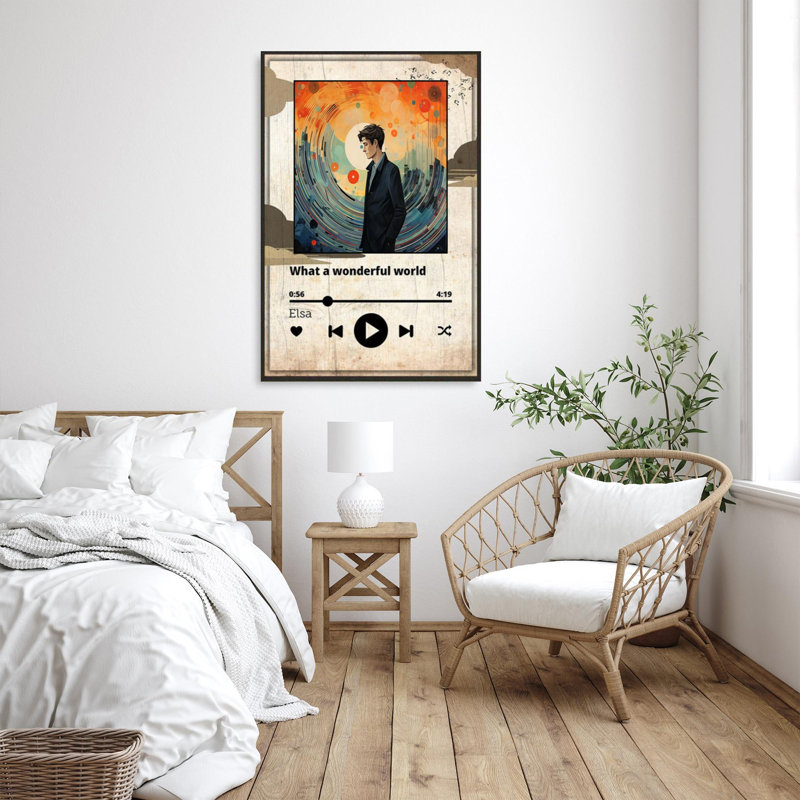 «Koshlya What A Wonderful World Song», impression sur toile, H 36 po x l 24 po x P 1,25 po
