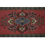Tapis traditionnel corail rouge 2X3 One-of-a-Kind