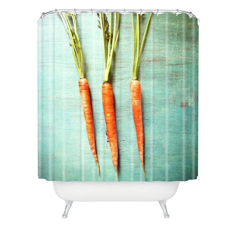 Rideau de douche simple manger votre legumes