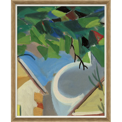 House of Abstraction 2 - Peinture encadrée sur papier