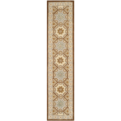 Naples Hand Tufted Wool Pile Floral Rug