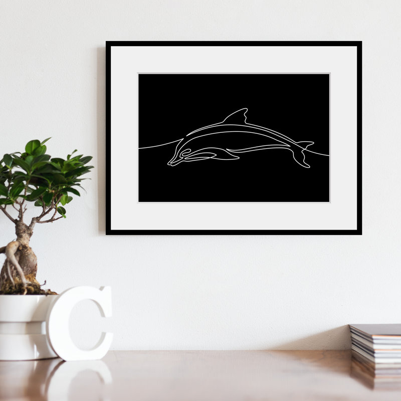 Dolphin - Single Picture Frame Print