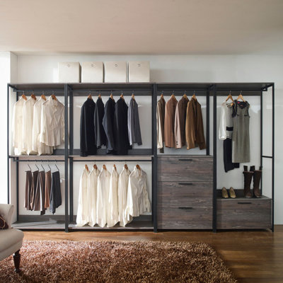 Monica Wood Walk-in Closet System  On-Site RR