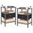 Casabonne End Table Set with Storage and Built-In Outlets
