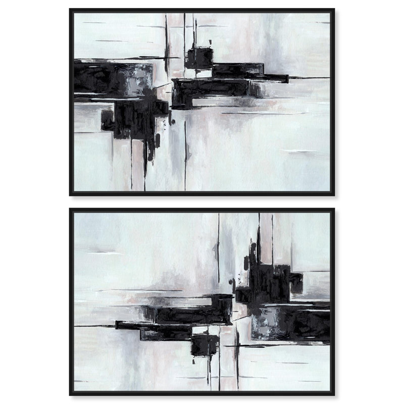 Ensemble de voyage, art Mancave par Art Remedy, H 11 po x l 16 po, Cadre noir