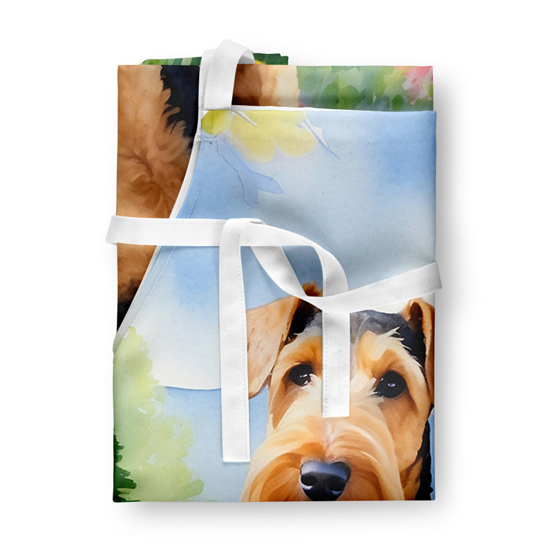 Tablier de jardin Airedale Terrier Spring