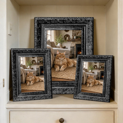 Cadre photo noir 1 PC 11 "x 14" raffiné avec décoration murale
