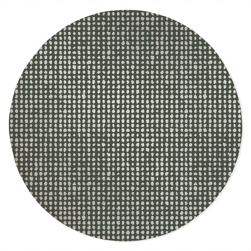 Tapis d'extérieur antidérapant Grunge Row, Rond 5 pi