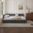 Upholstered Daybed With Backrest, Reversible Armrests, And Storage Drawers-1350107099-1349014259
