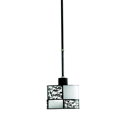 Luminaire suspendu tambour 1 lumières unique Aghalislone