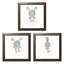 « tourbillon doux » et « joli ballerine lapin prints », ensemble de 3 reproductions d’impressions-29119888-29119892