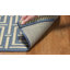 Tapis intérieur / extérieur bleu / os Arneshia-856730058