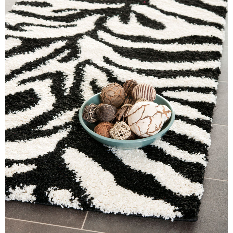Coltun Shag Performance Animal Print Rug, Rectangle 8' x 10'