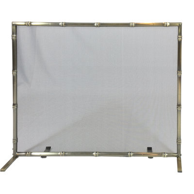 Kronborg 1 Panel Steel Fireplace Screen