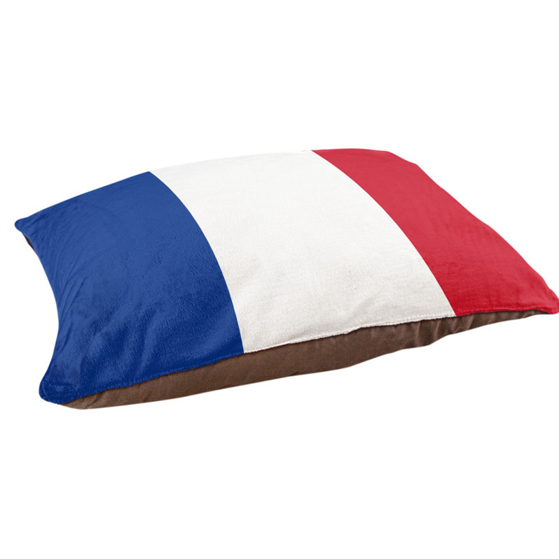 Coussin intérieur New England, Grand (l 50 po x P 40 po x H 7 po), Bleu / blanc / rouge