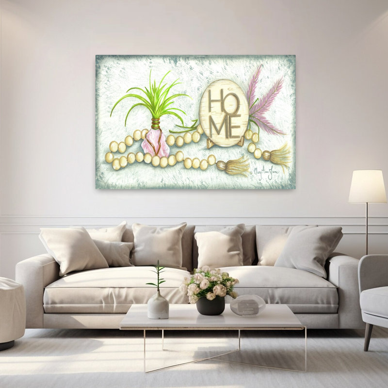 Beaded Gem, art abstrait de cactus, paysage, H 40 po x l 60 po