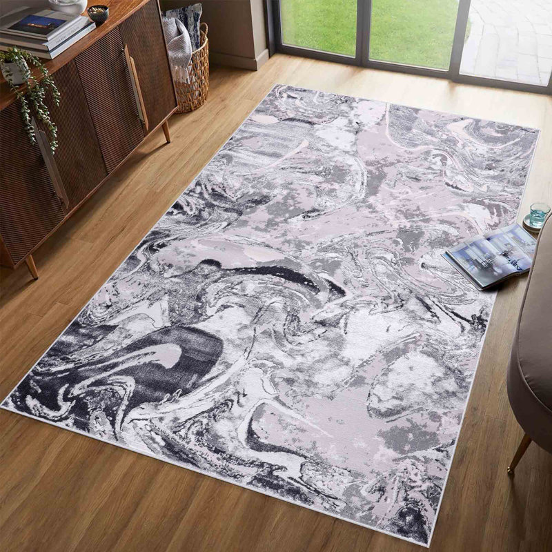 Ayten Abstract Area Rug, Rectangle 160 x 230 cm