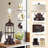 Table Lamp Set Of 2 With USB Ports, Touch Control 3-Way Dimmable Bedside Lamp With 2 LED Night Light, Farmhouse Rustic Nightstand Lamp(2700K Bulbs Included)