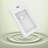 14.6" x 7" Rectangular Ceramic Wall Mount Small Vessel Sink Wall Hung With Left Side Faucet Mount In White