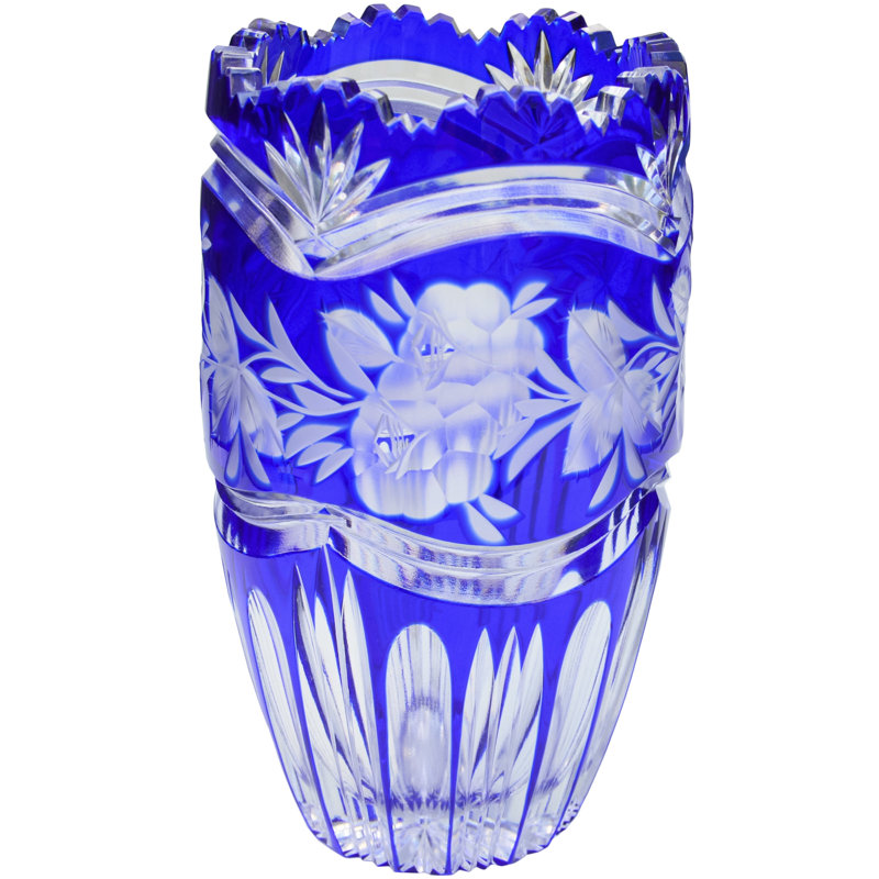 Handmade Crystal Table Vase