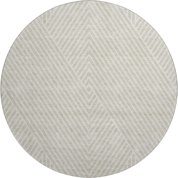 Premium Machine Washable Prisco Beige Rug