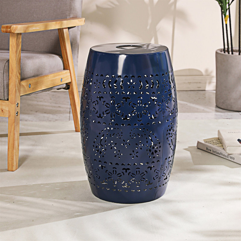 Table d'appoint d'extérieur, Bleu très foncé