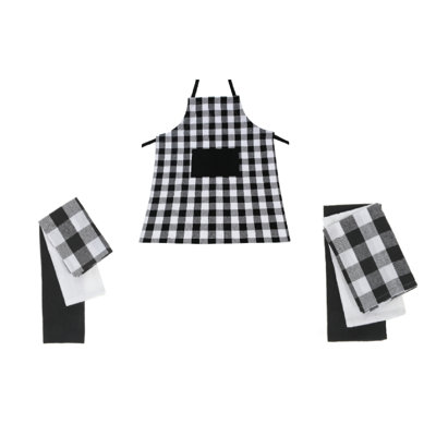 Whit Geometric Dining Linen Set