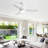 46 Inch New Design Ceiling Fan With Lights 3 ABS Blades 6-Speed DC Motor