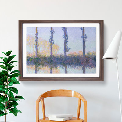 The Four Trees by Claude Monet - Picture Frame Painting