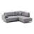 93" Wide Sofa & Chaise-281814465-281814464