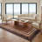 Modern Solid Washable Rug for Entryway, Bedroom, and Living room-129741499-129913346