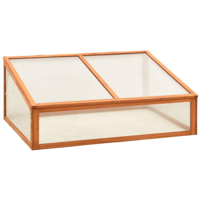 Havisham 39.4' W x 25.6' D Cold Frame, Yellow