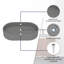 Lavabo de salle de bain vasque ovale en érable-86669189