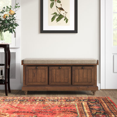 Oakham Linen Upholstered Storage Bench