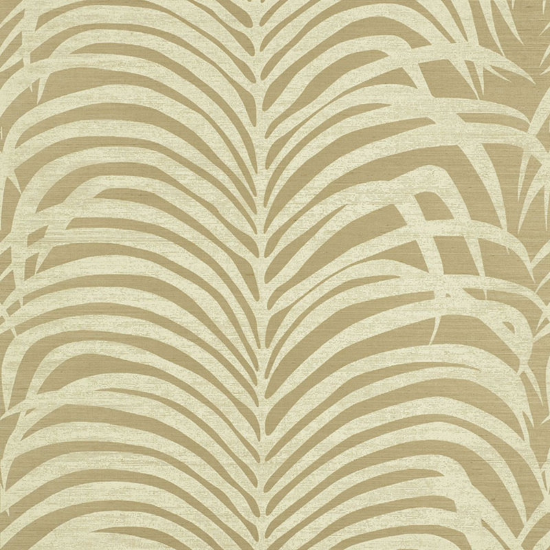 Zebra Palm Sisal Wallpaper, Sage