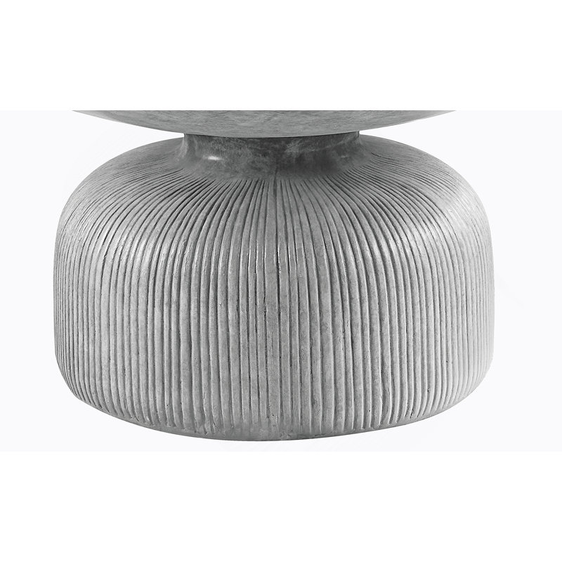 Weathered Gray Finish Coffee Table