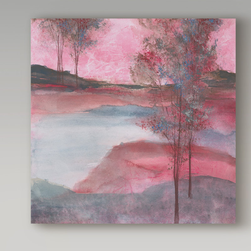 « matinée passion », reproduction de peinture à l’acrylique sur toile tendue, H 14 po x l 14 po x P 2 po