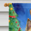 Drapeau de Noël maison de renne-112702327
